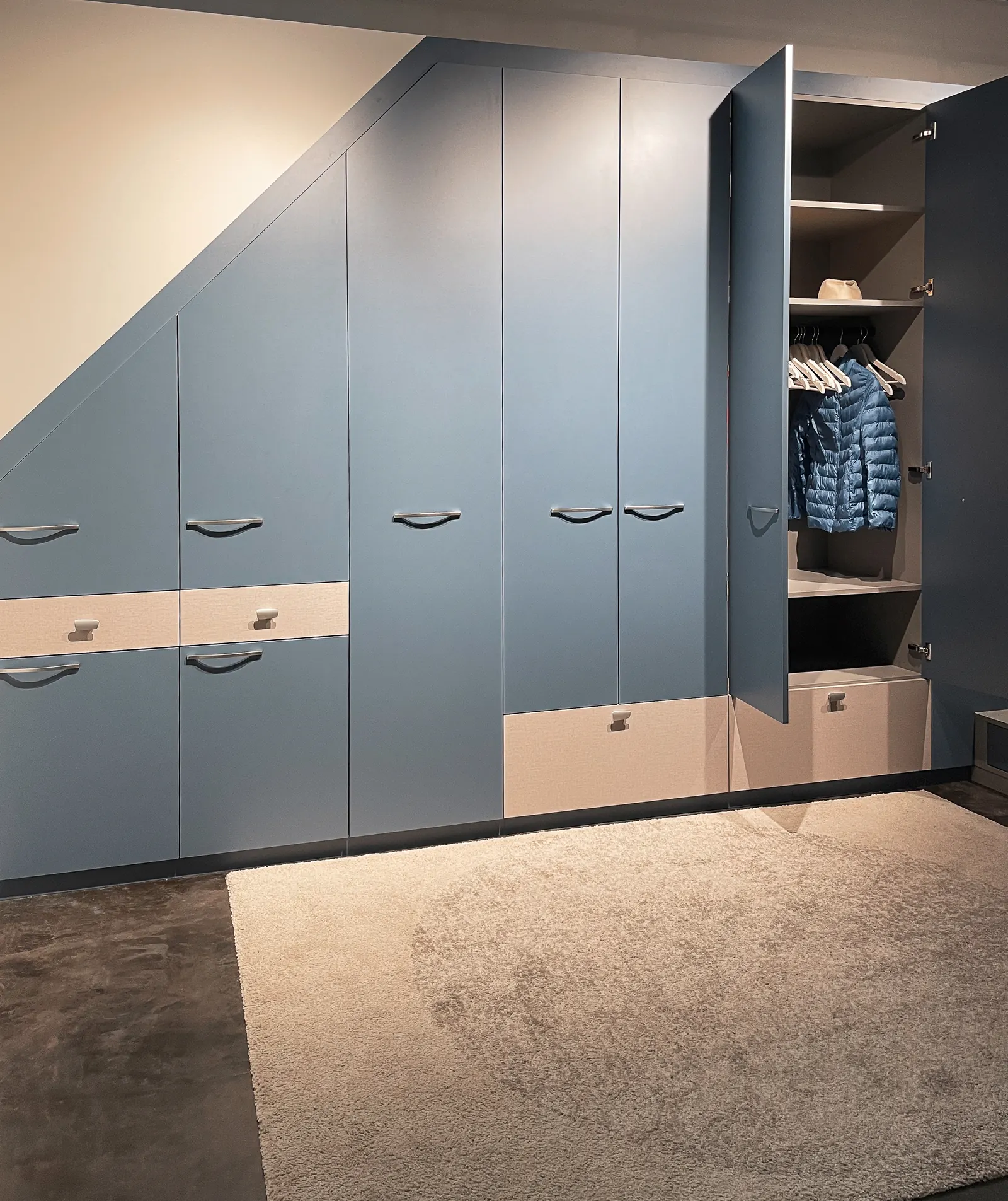 Dressing sous-pente chambre enfant